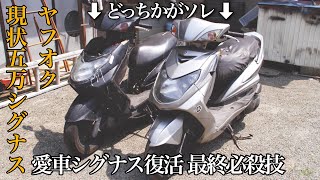 最終必殺技 シグナス エンジン不調をヤフオクシグナスで治す