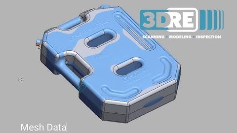 Using the Simscan 42 to scan a gas can and generate a model in Design X
