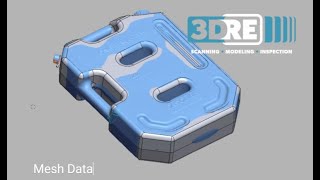 Using the Simscan 42 to scan a gas can and generate a model in Design X