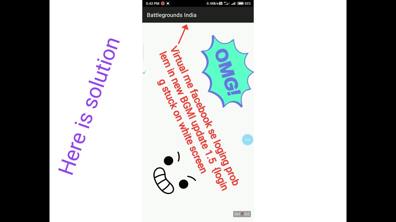 Facebook Login Problem In Virtual After New PUBG Update Stuck On White Facebook Login Problem In Virtual After New PUBG Update Stuck On White