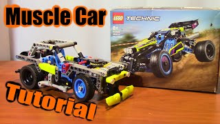 Information 🔥 LEGO Technic 42164 Alternate Model – Drag Racing Muscle Car! 🔥 Guide