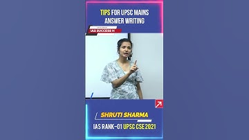 Tips for UPSC MAINS Exam Answer Writing | #shorts