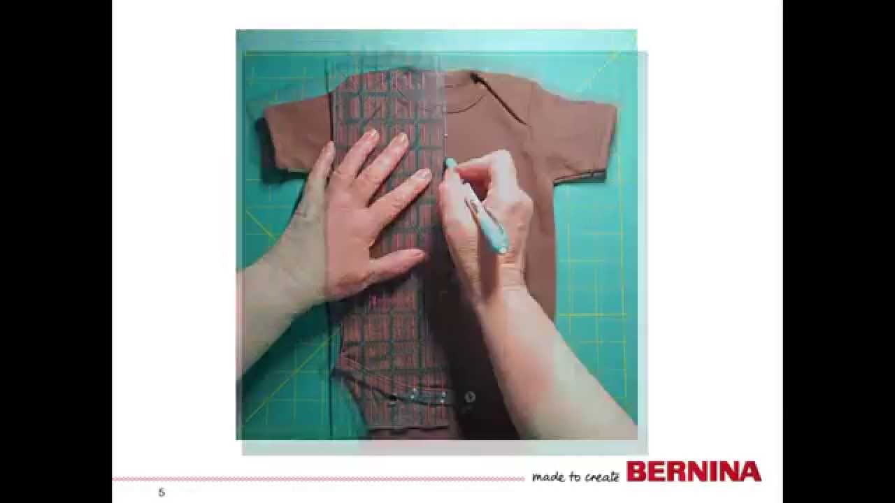 BERNINA Embroidery - Tool Tip - Embroidery on a Baby Onsie