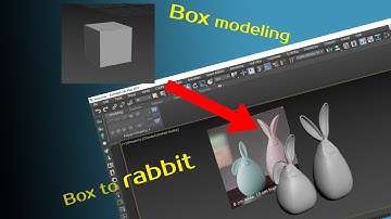 box to rabbit in 3ds max | box modeling | in | 3dsmax |