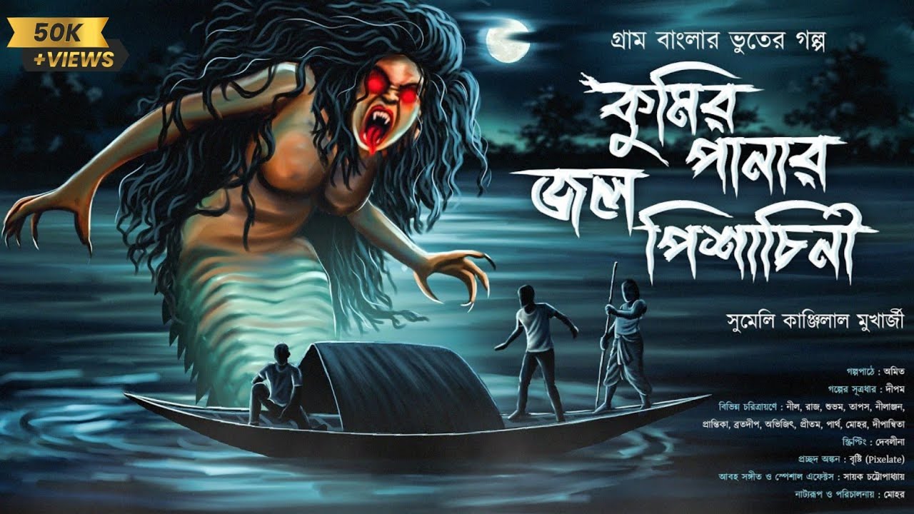 কুমিরপানার জল পিশাচিনী (ভয়ের গল্প!) গ্রাম বাংলার ভূত |Gram Banglar Vuter Golpo| Bengali Audio Story