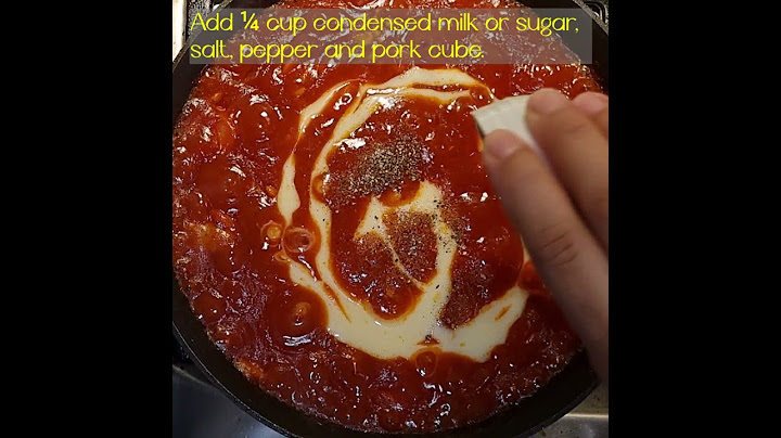 How to make Spaghetti ala Jollibee