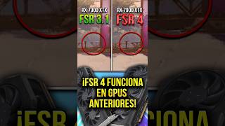 ¡FSR 4 en GPUs de generación pasada! y FUNCIONA 🔥