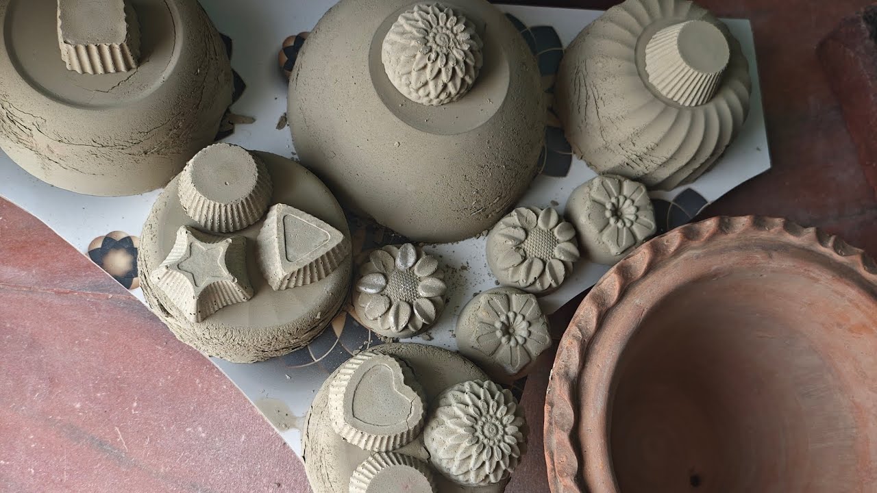 HBD 🥳 sehrish Masterpiece cotton soft dusty black mud dirt crumbl in Claypot #asmrsounds #purecement