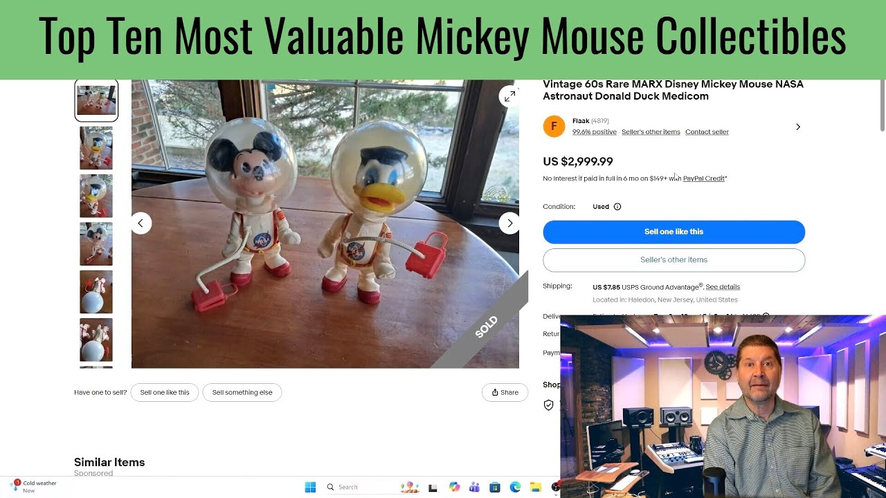 Top Ten Most Valuable Mickey Mouse Items You Might Own - YouTube