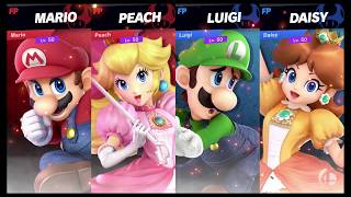 Super Smash Bros Ultimate Amiibo Fights   Request #8983 Mario & Peach vs Luigi & Daisy