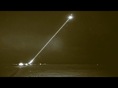 Test footage of UK DragonFire Laser Directed Energy Weapon