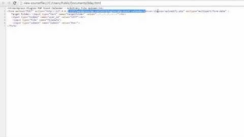 Wordpress Plugins PHP Event Calendar - Arbitrary File Upload