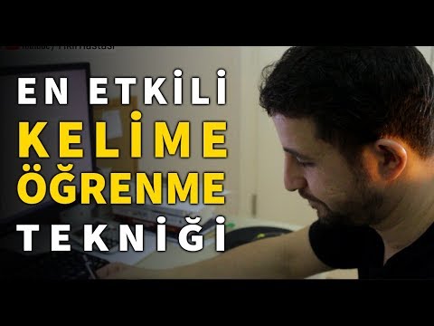 İngilizce Kelime Ezberleme - En Etkili Yöntem - Başarılı insanların kullandığı teknik