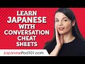 How to Learn Japanese Conversations on The GO with Conversation Cheat Sheets