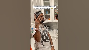 Chief Keef look 50 here but he’s only gonna be 30 next month 😭😂 #chiefkeef #sosa