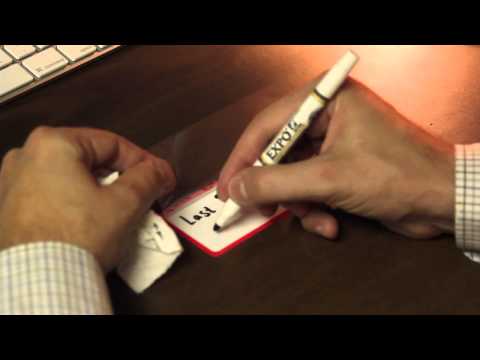 ChromaLabel Action Dry-Erase Labels with Clear Flap
