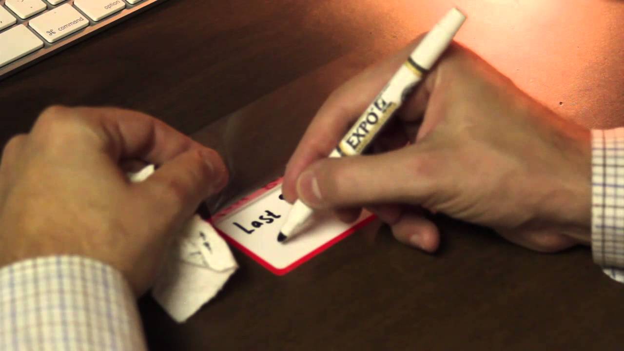 ChromaLabel Action™ DryErase Labels with Clear Flap YouTube