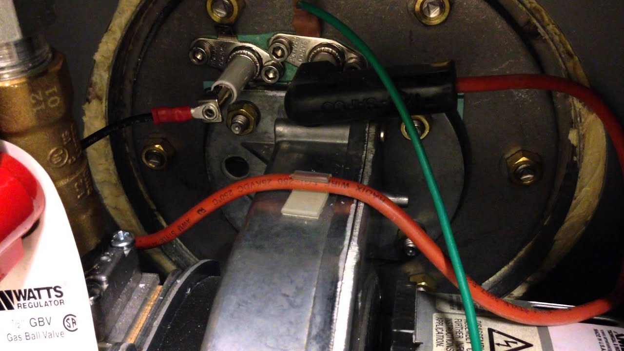 Rheem Ruud HE119199N hot water tank with a bad gas valve. YouTube