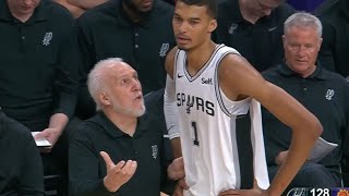 VICTOR WEMBY CHEWED OUT BY GREG POPOVICH! \\