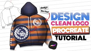 How I Design Simple Logos in Procreate (& Mockups Too)
