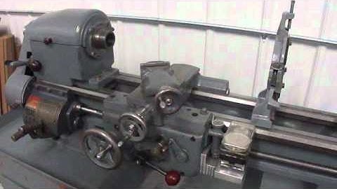 Online Auction Logan Model 1955 Engine Lathe