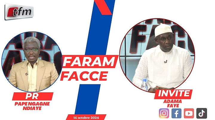 🚨🚨TFM LIVE : FARAM FACCÉ AVEC PAPE NGAGNE NDIAYE - INVITE : ADAMAFAYE - 16 OCTOBRE 2024