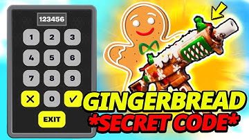 How to EASILY GET Gingerbread SMG SECRET CODE in Fortnite 1V1 WITH EVERY GUN