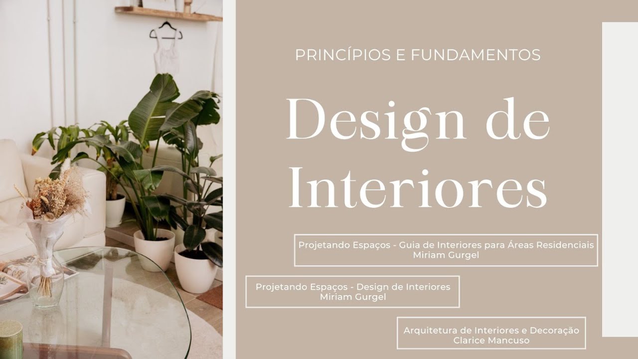 Princípios e Fundamentos do Design de Interiores - YouTube