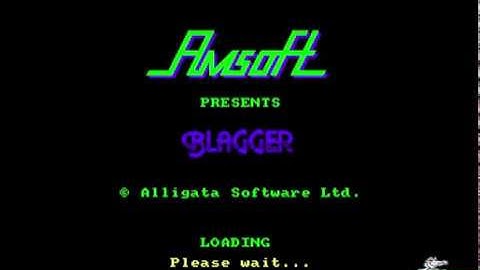 [Amstrad CPC] Blagger - Longplay