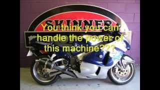 SUZUKI GSX 1300 RY HAYABUSA - 2000 W - 24490 MILES - DATATOOL - CARBON CANS