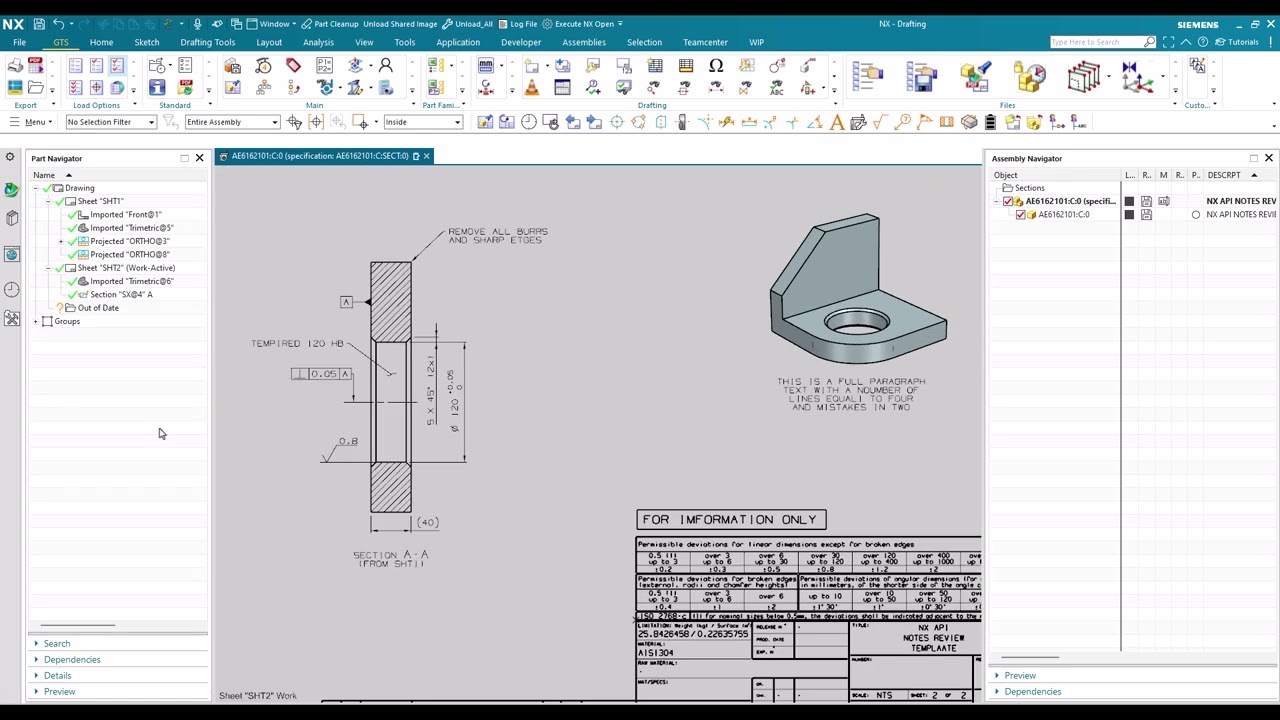 Siemens NX User Development - Spell Check All Notes
