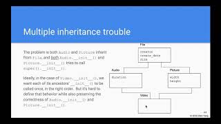 CS3B, Week 5, Multiple inheritance, diamond problem Content
