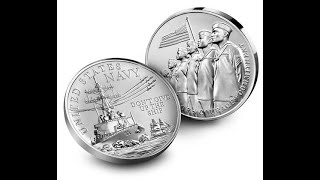 US Mint 2.5 Oz Navy Medal Drops Today At Noon ET; Time To change Circulating Metal Composition?