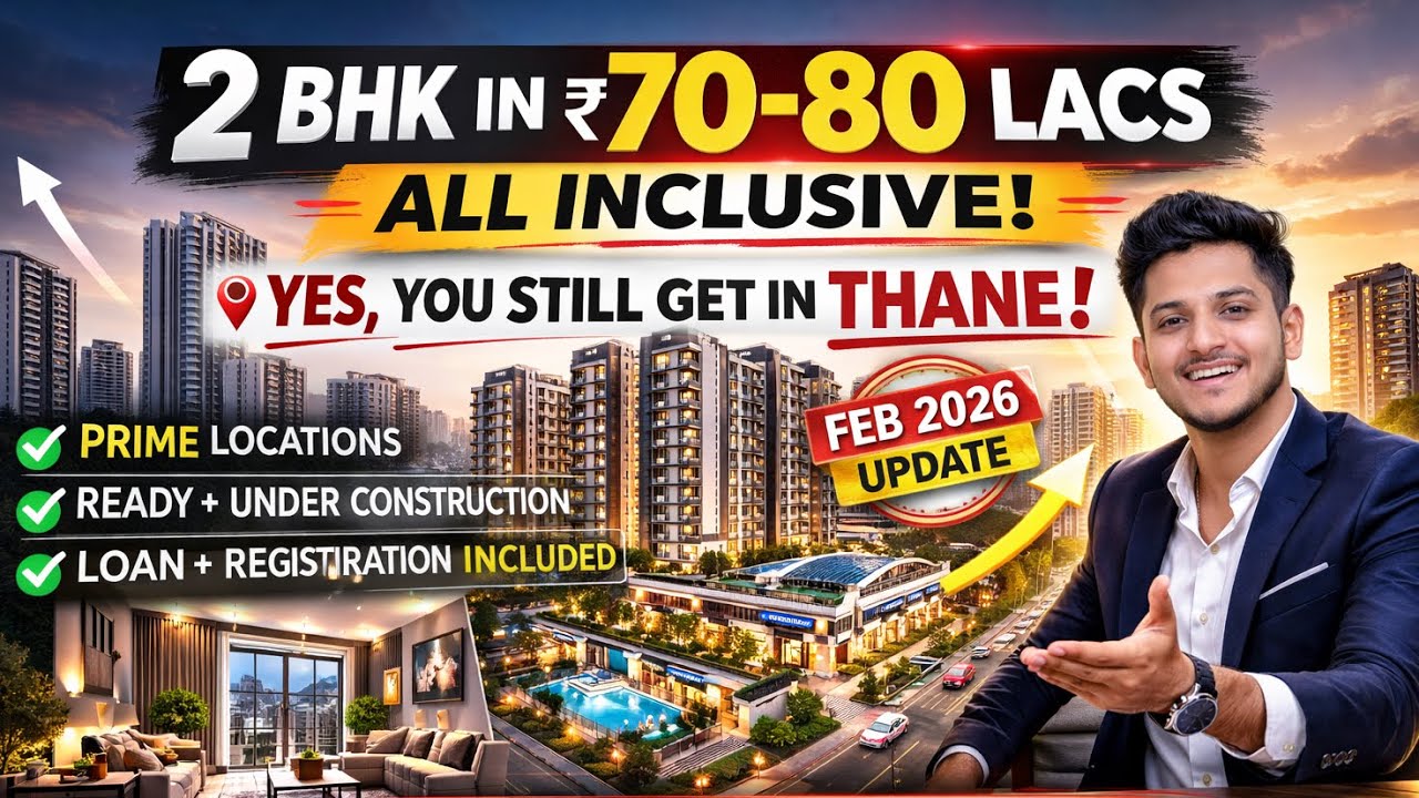 2BHK in Thane for ₹70–80 Lakhs | Best Time to Buy in 2026 | Contact Chaitanya: 96438 98895