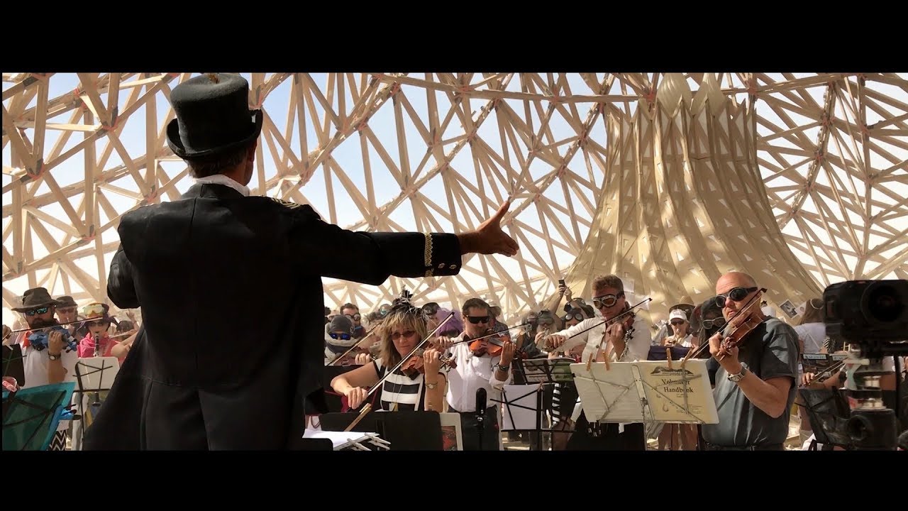 Comfortably Numb Burning Man Playa Pops Orchestra Youtube