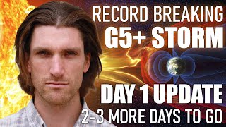 G5+ GeoStorm Update! Kp9 & Hp11, 5.8 X-Flare & CME, Worldwide Aurora, Health Effects