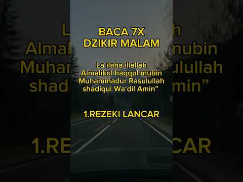 dzikir malam #dzikir #doa #pembukapinturezeki