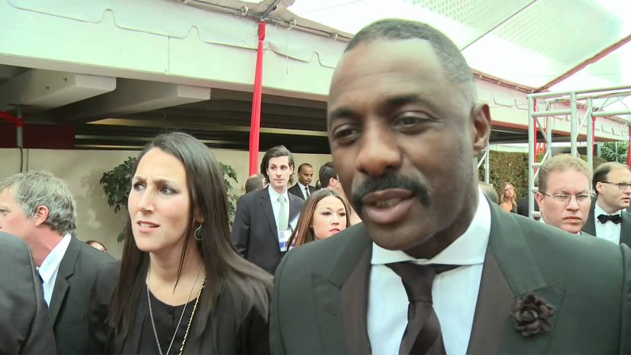 Idris Elba - HFPA Red Carpet Interview- Golden Globes 2012