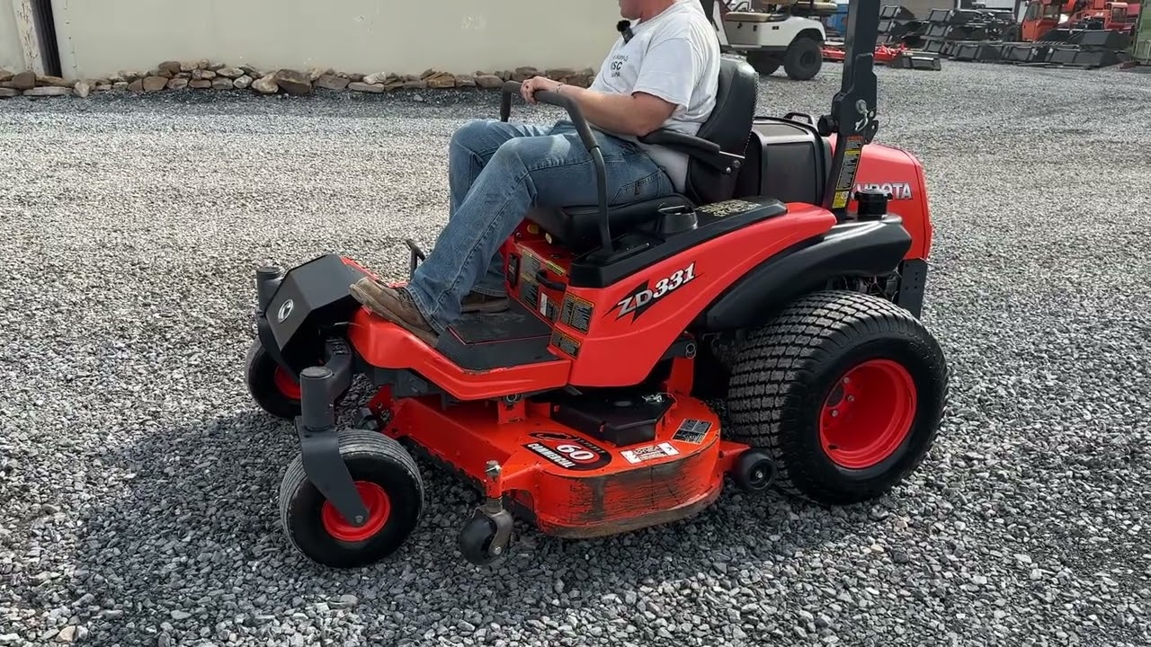 kubota diesel zero turn mower