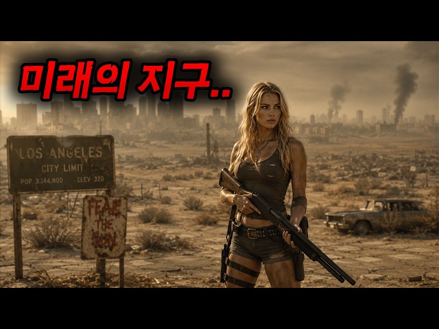 ?세계관 설정 미쳤다....?갑자기 전국에 "생화학 무기"를 살포해버린 정부... 멸종해버린 인류... 법없는 무법도시에서 살아남아야 한다....[영화리뷰,결말포함]