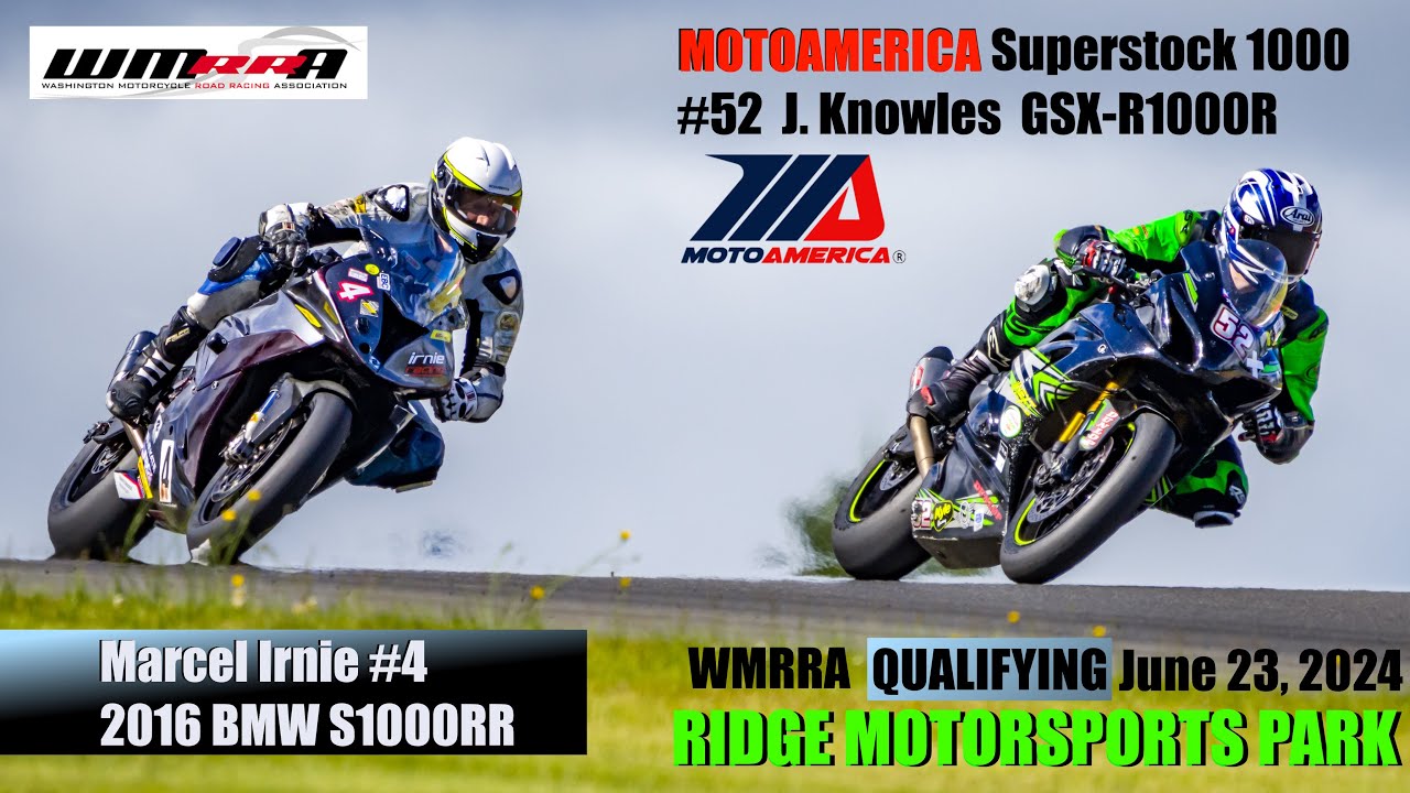 Helping MotoAmerica GSX-R1000R #52 KNOWLES in Qualifying 