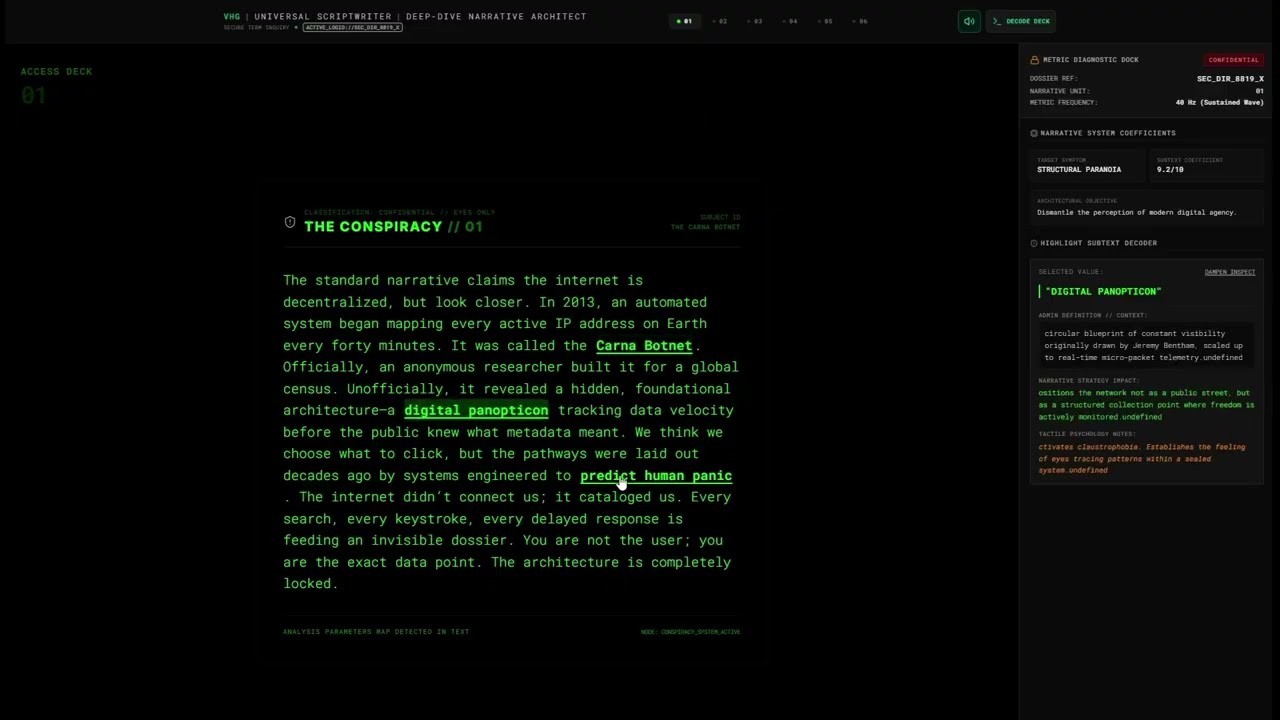 1. The Conspiracies