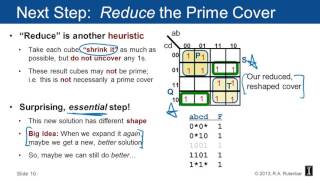 Level Logic  the Reduce Expand Irredundant Optimization Loop (16/65) Profile