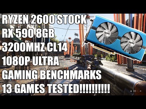 【ゲーミングPC】ryzen 5 2600 / Radeon  RX590 Ryzen 5 2600 + Radeon RX 590 // Test in 10 Games - YouTube