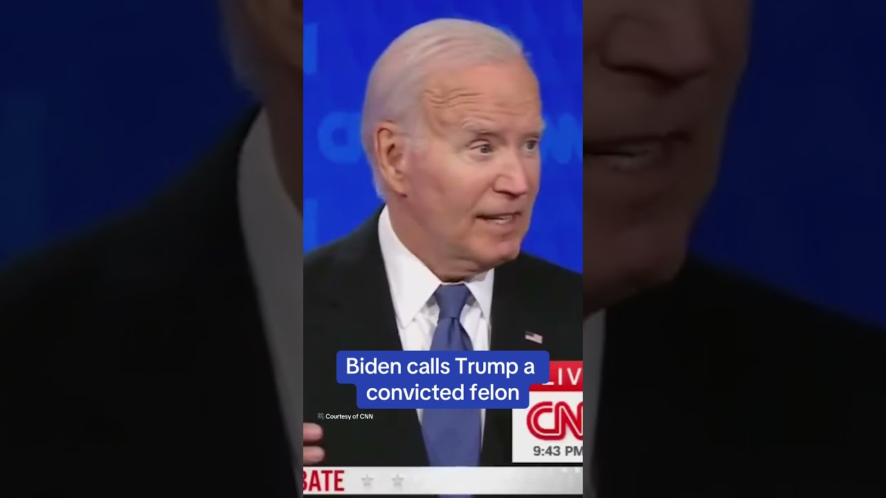 Joe Biden Calls Trump A Convicted Felon