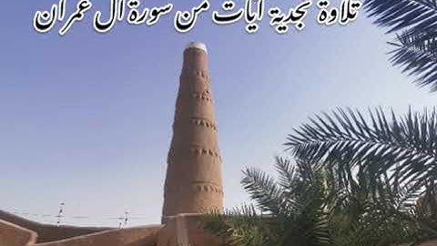 تلاوة نجدية من سورة آل عمران