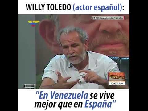 Willy Tolledo - "Se vive mejor en Venezuela que en España"