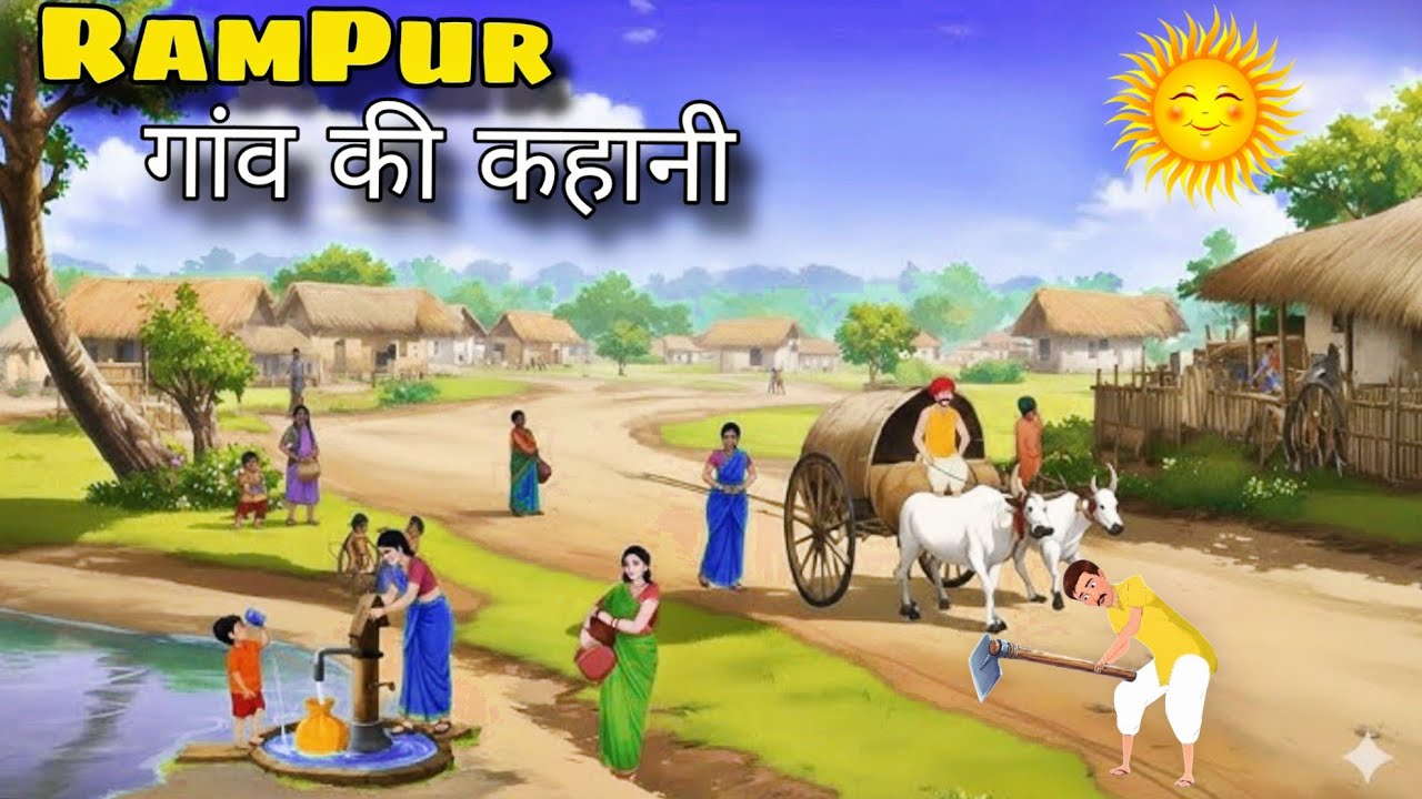 रामपुर गांव की कहानी || Rampur gaon ki kahani || Moral Story || Hindi Kahaniya ❤️