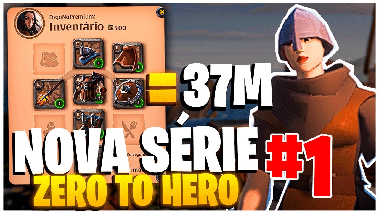 ZERO to HERO: Do T2 até a PREMIUM de 37 MILHÕES no Albion Online!