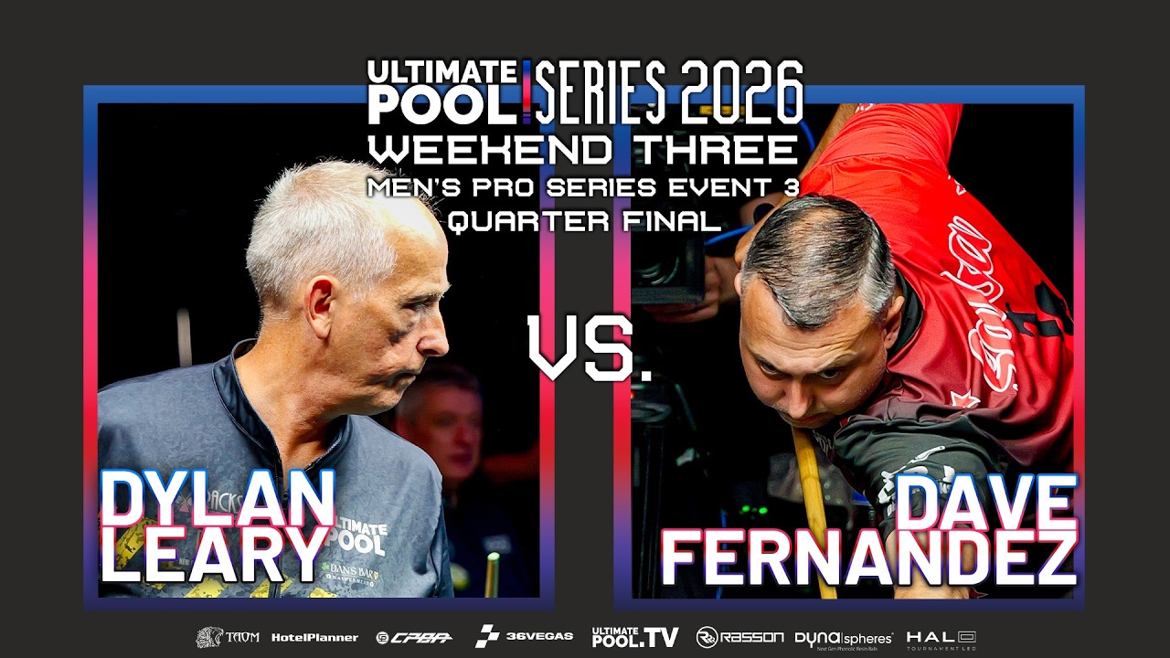 CuePoint billiards news cover image for Dylan Leary Delivers Stunning Clearance in Pro Series Quarter-Final